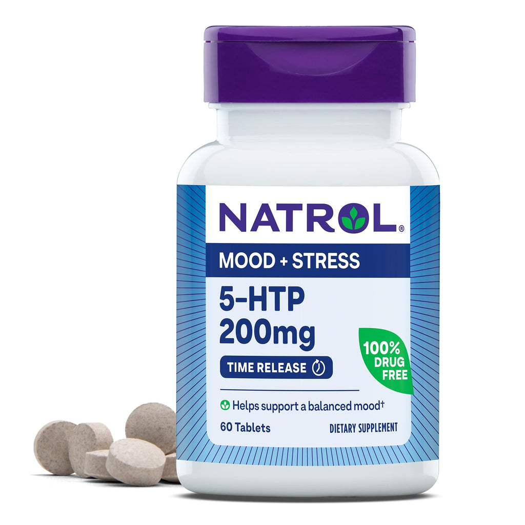 Natrol 5-HTP 200 mg Time Release Mood Support | Drug-Free

