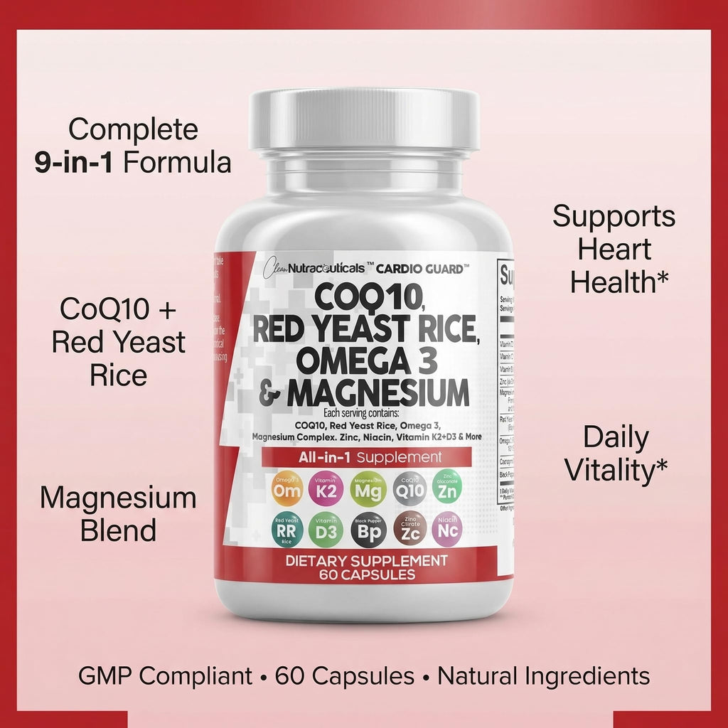 Clean Nutraceuticals CardioGuard Heart Health Supplement

