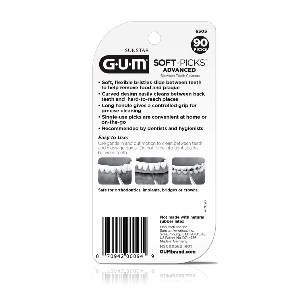 GUM Soft-Picks Advanced Interdental Picks Dentist Recommended

