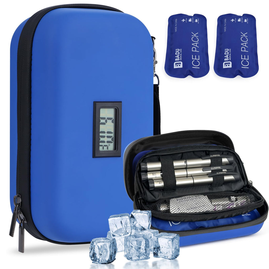 Insulin Cooler Travel Case with Temperature Display

