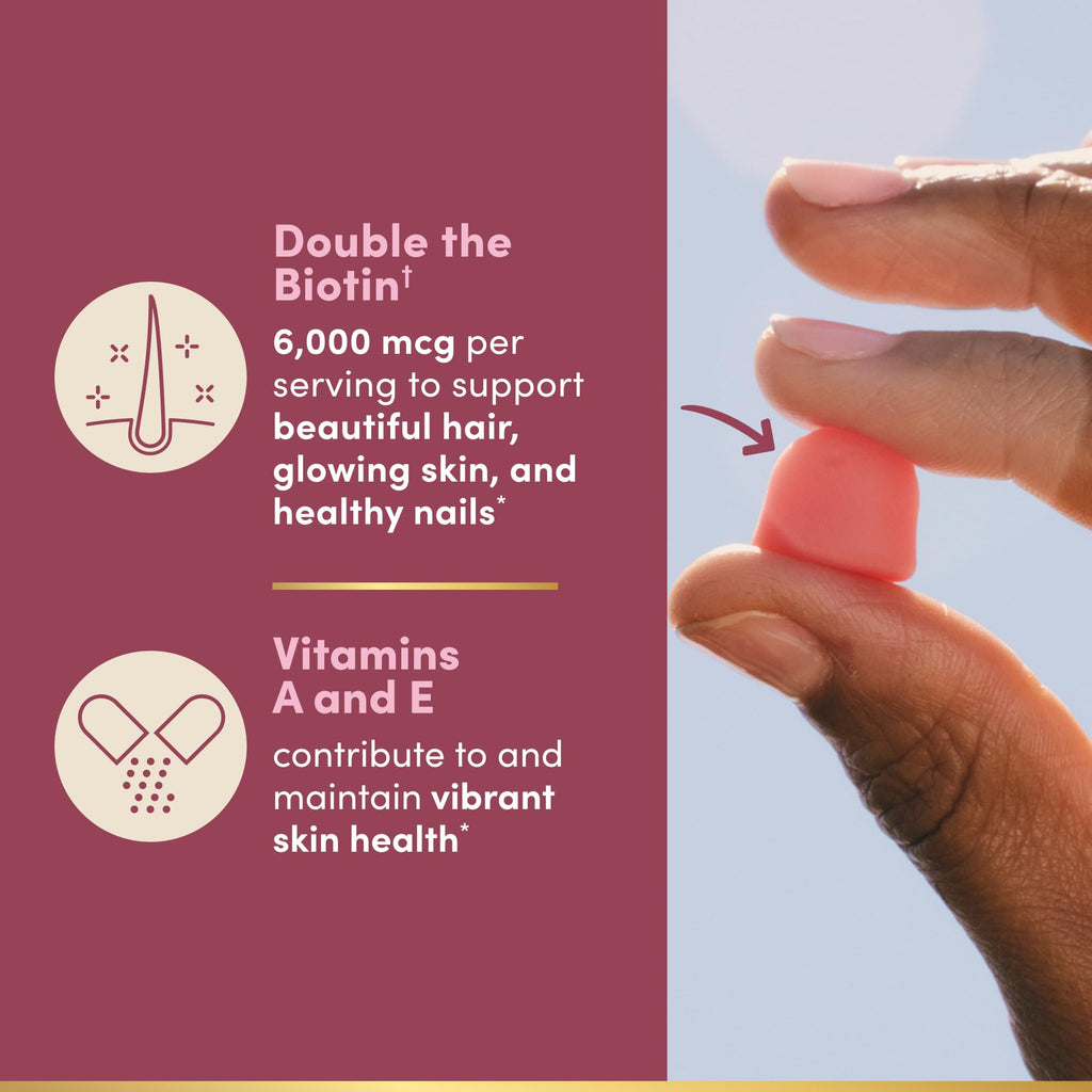 Nature’s Bounty Hair Skin Nails Gummies – Pectin Strawberry

