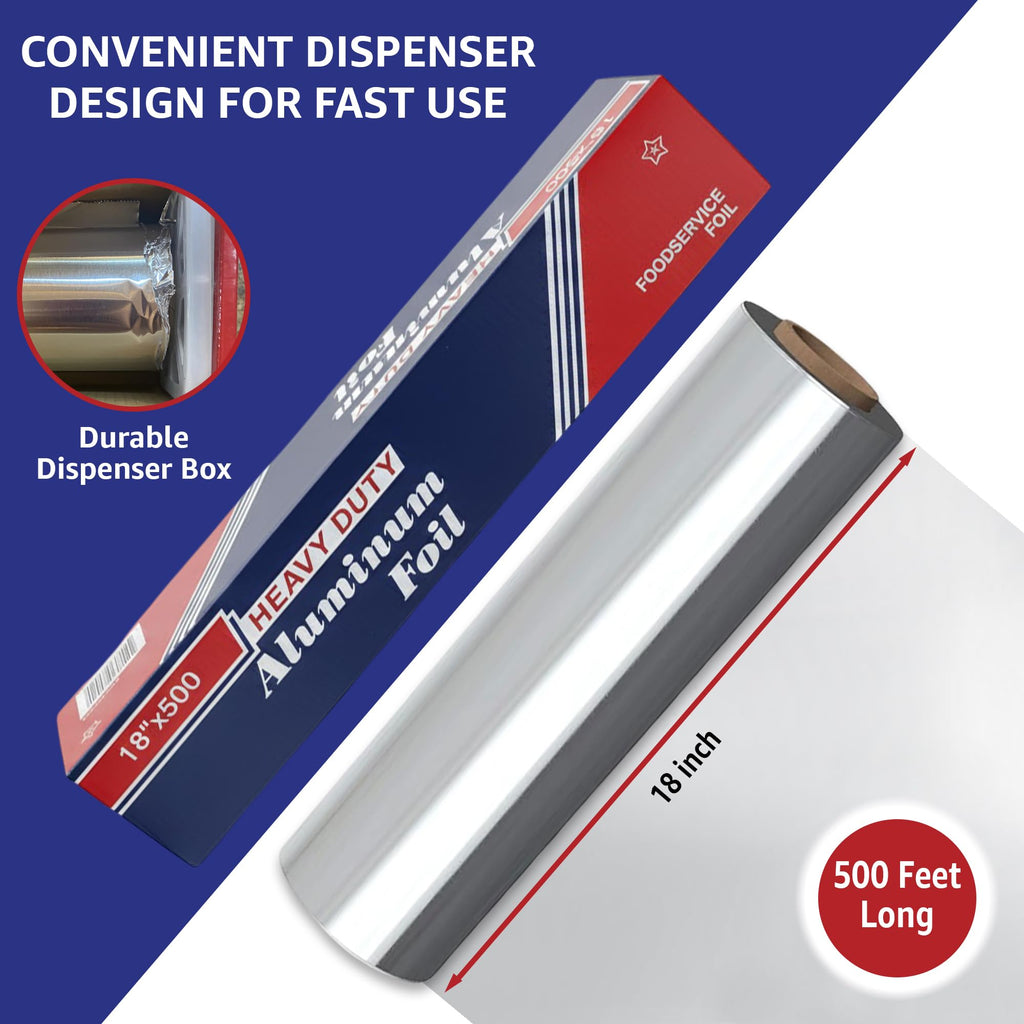 Commercial Aluminum Foil Roll – Food Safe & Durable

