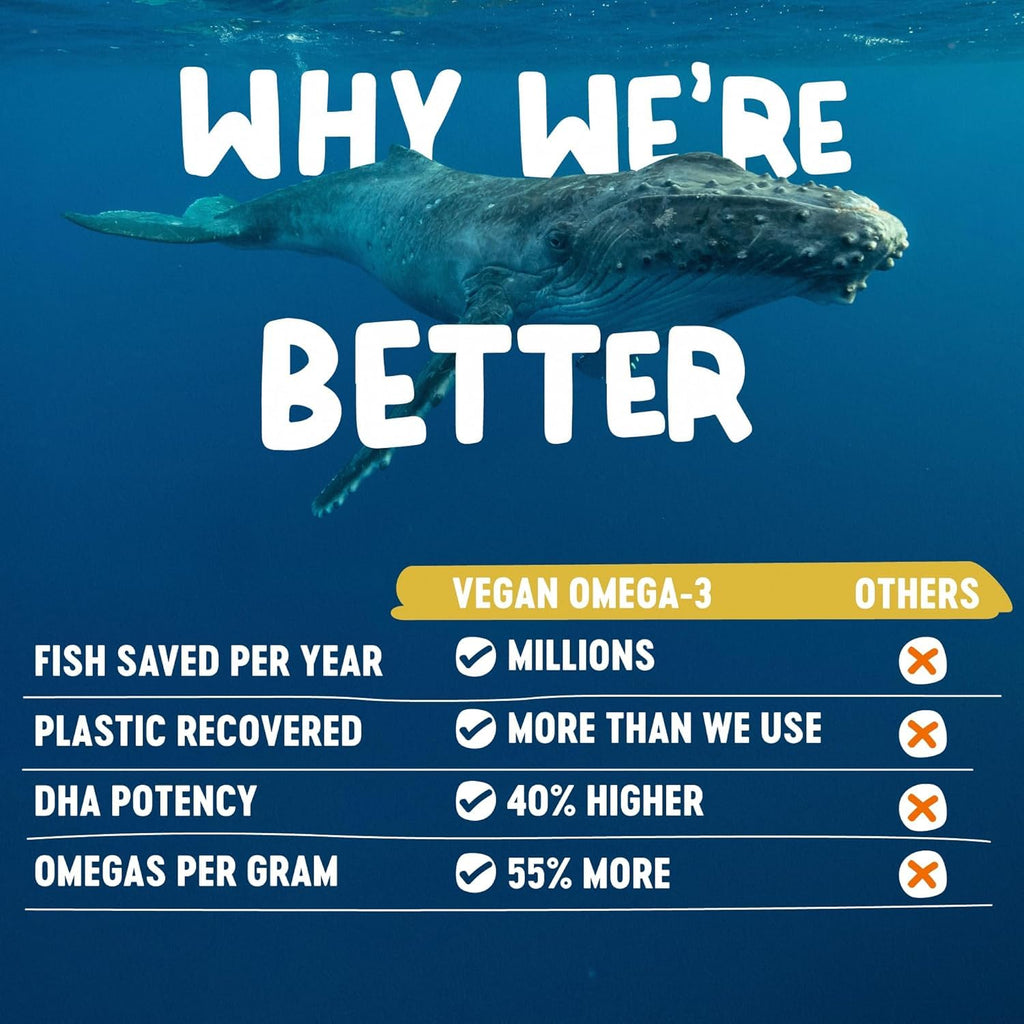Freshfield Vegan Omega-3 DHA + DPA Algae Oil

