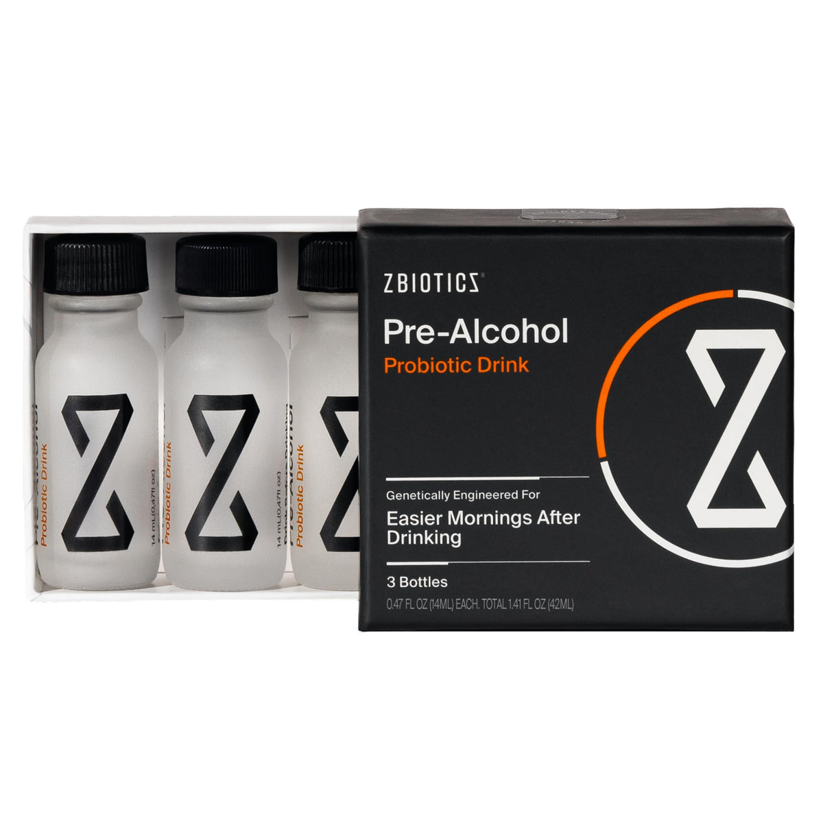 ZBiotics Pre-Alcohol Probiotic Drink for Easier Mornings
