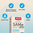 Jarrow SAM-e 400 mg Supplement for Joint Health & Mood

