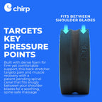 Chirp Wheel Foam Roller for Back & Neck Pain Relief

