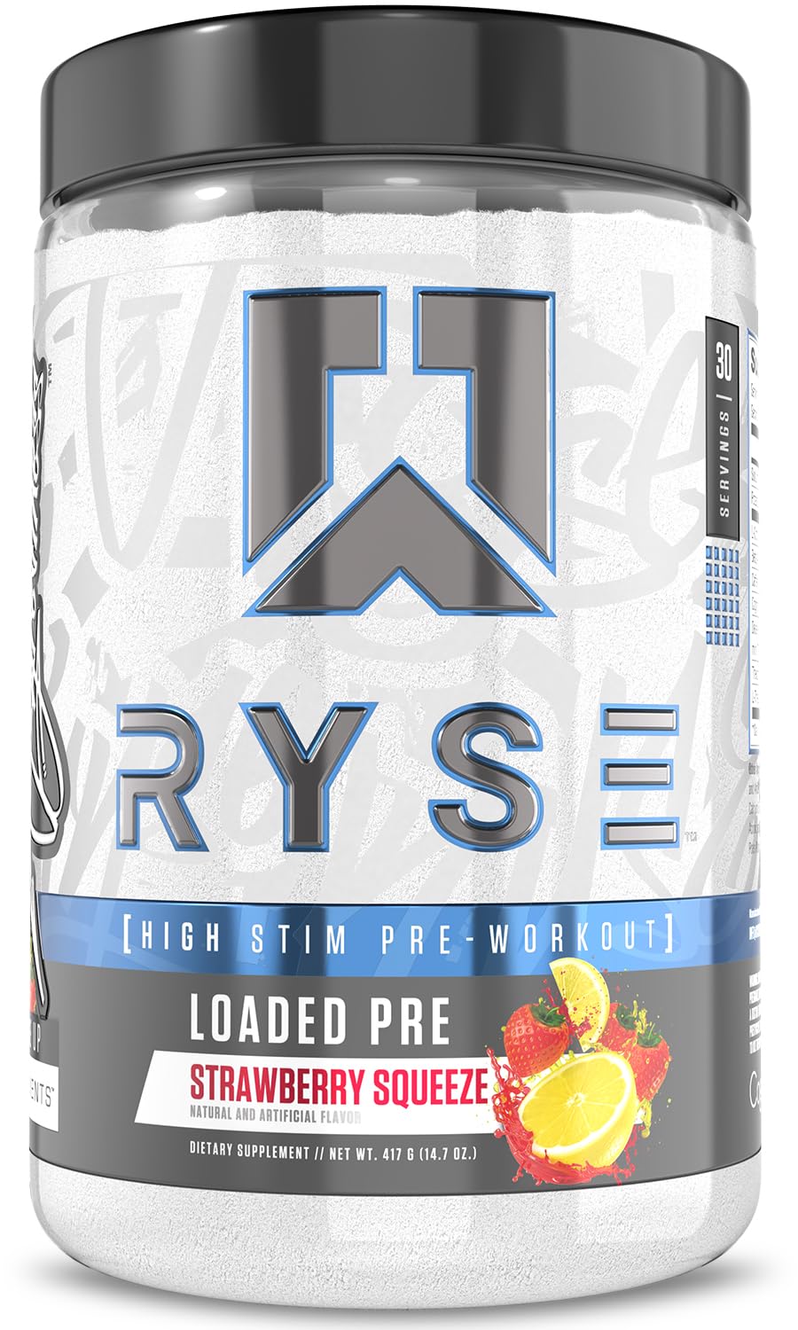 RYSE Loaded Pre Workout Powder - Pump, Energy & Focus

