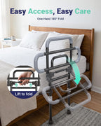 Bed Rails for Elderly Foldable with Adjustable Height

