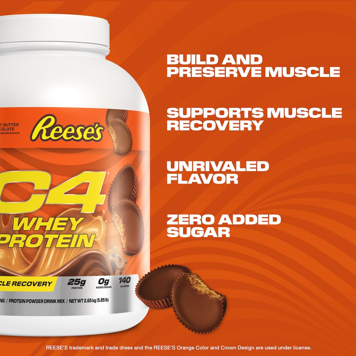C4 Whey Protein Powder - 25g Protein, 0g Sugar

