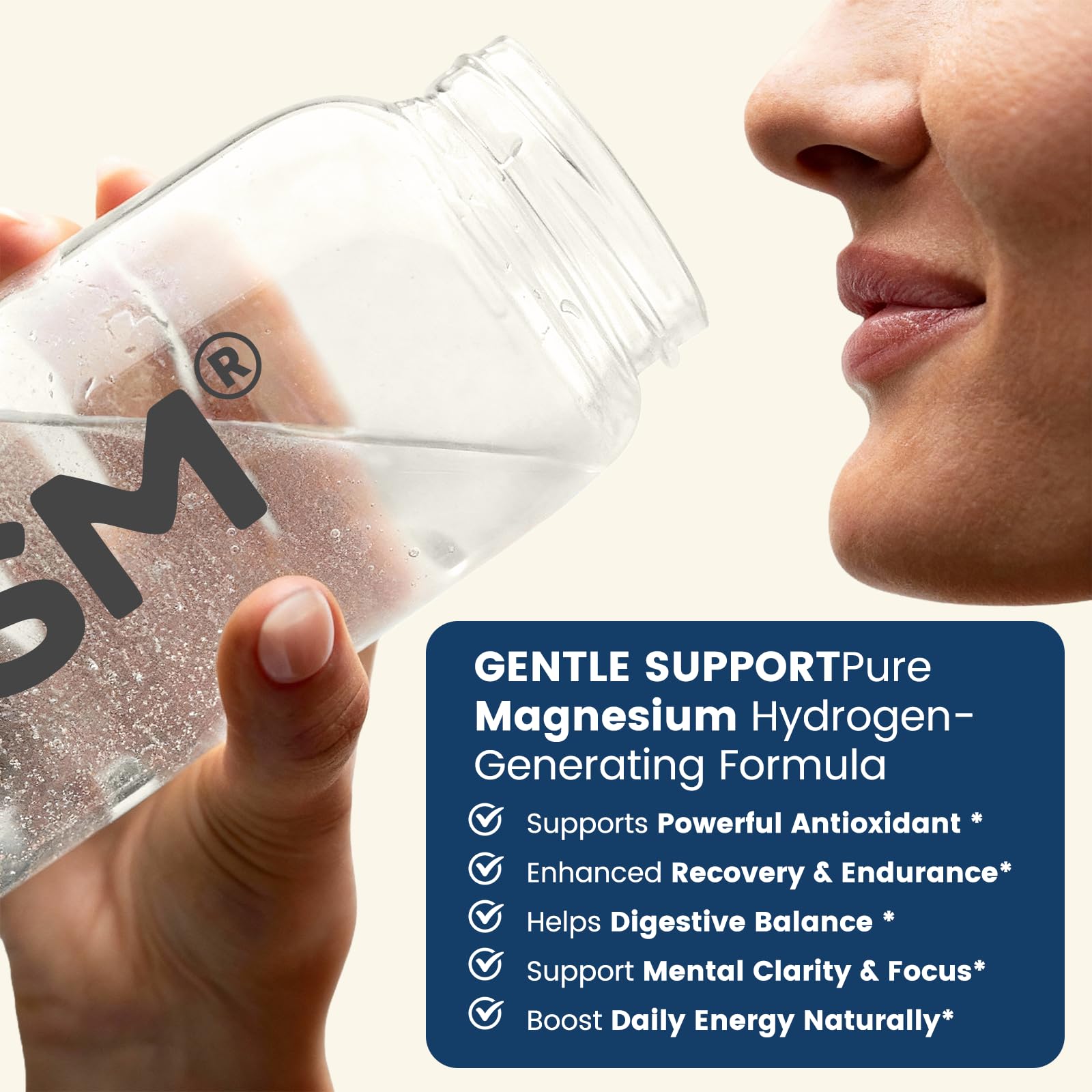 Hydrogen Water Tablets with Magnesium for Hydration

