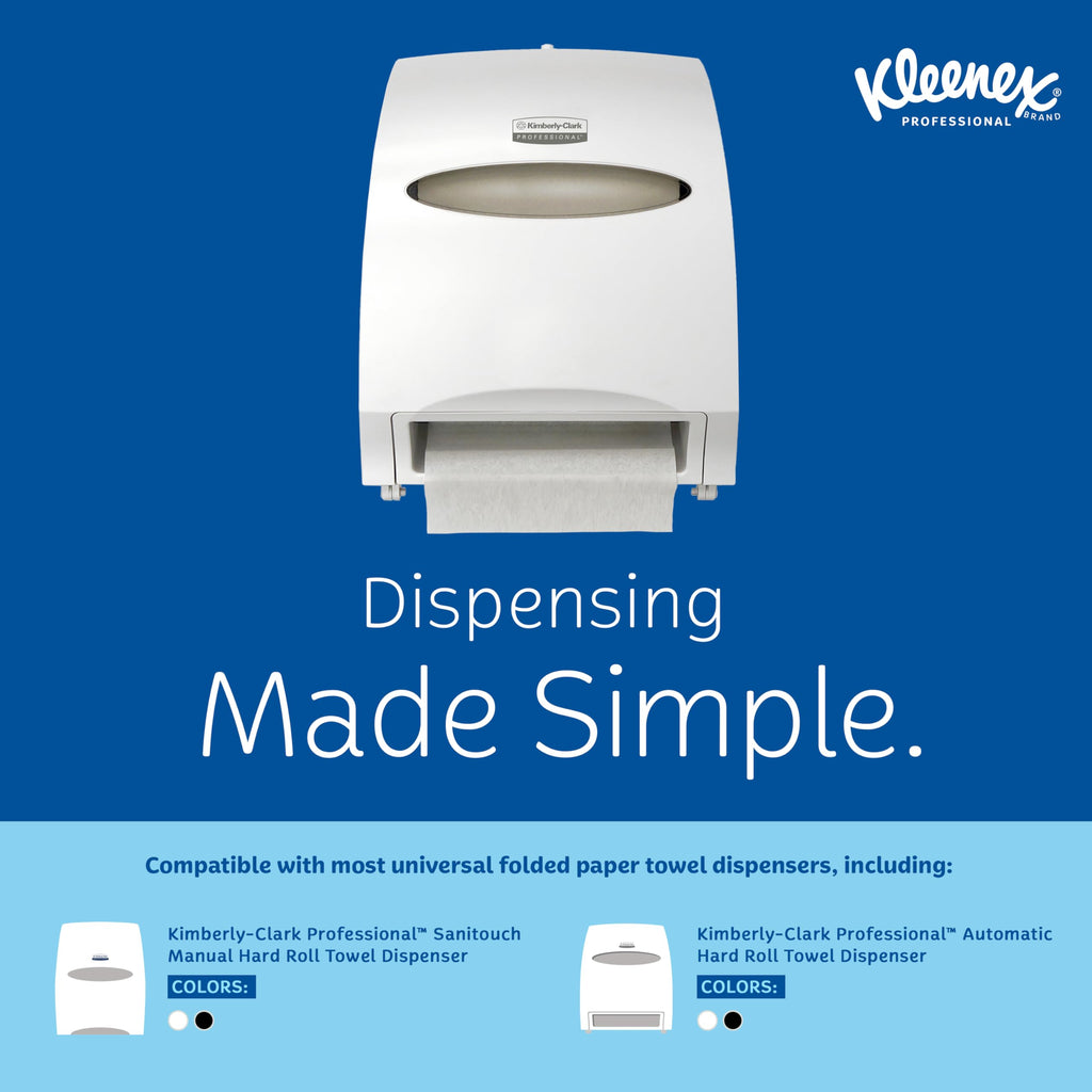 Kleenex Universal Hard Roll Paper Towels - Premium Absorbency Pockets


