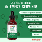 Iodine Liquid Drops by MaryRuth Organics | Thyroid Support

