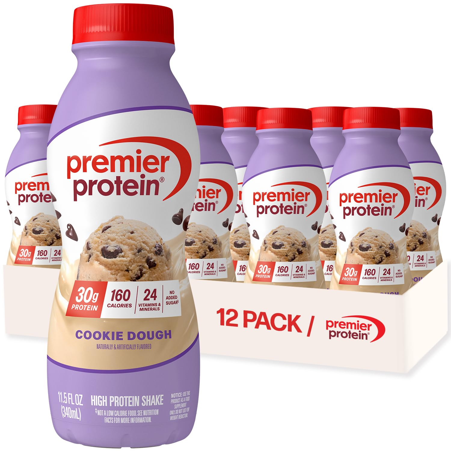 Premier Protein Shake 30g Protein | Gluten Free, No Added Sugar


