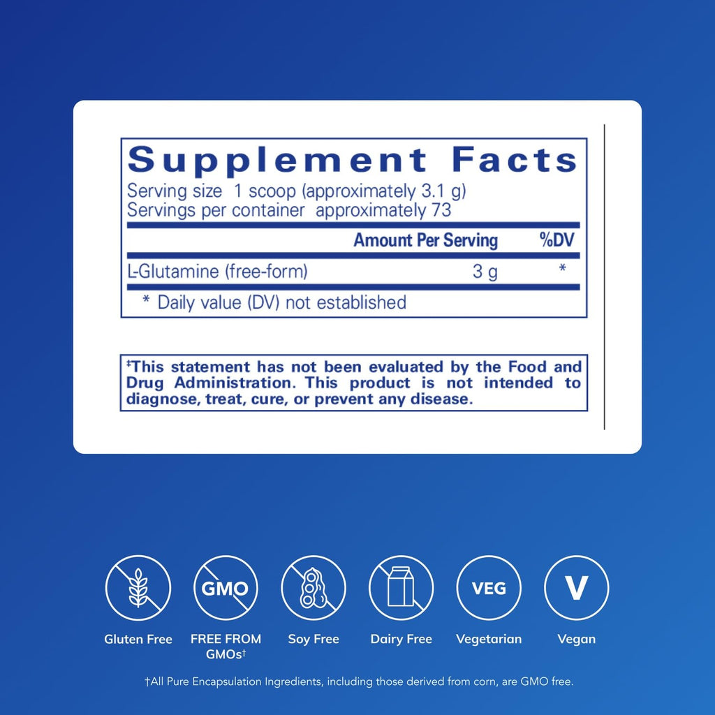 Pure Encapsulations L-Glutamine Powder | Immune & Digestive Support

