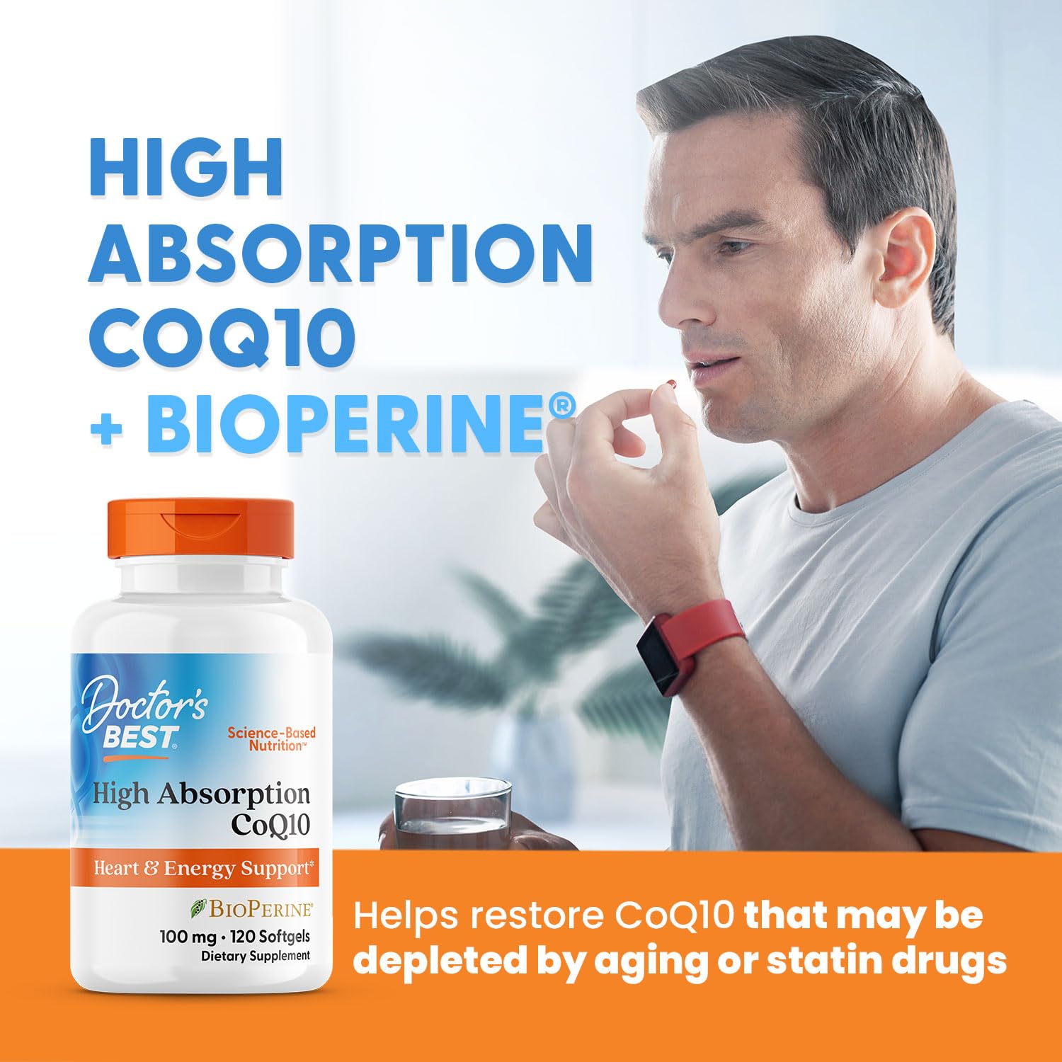 Doctor's Best CoQ10 with BioPerine Softgels | Heart Health

