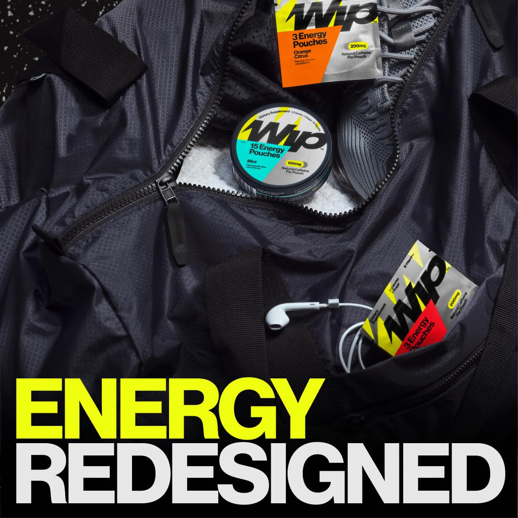 Wip Energy Pouches Natural Caffeine + B Vitamins

