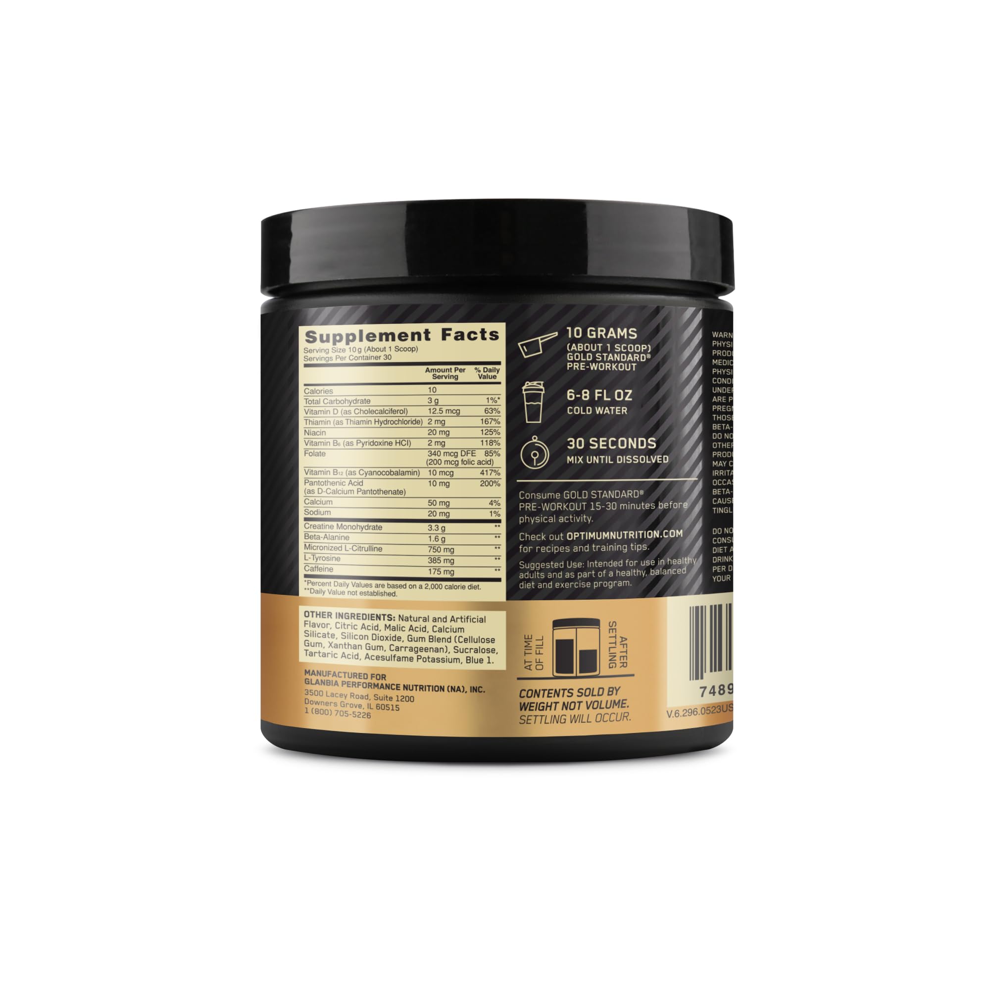 Optimum Nutrition Gold Standard Pre-Workout Powder

