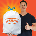 Hefty Strong 13 Gallon Trash Bags - Unscented Drawstrings

