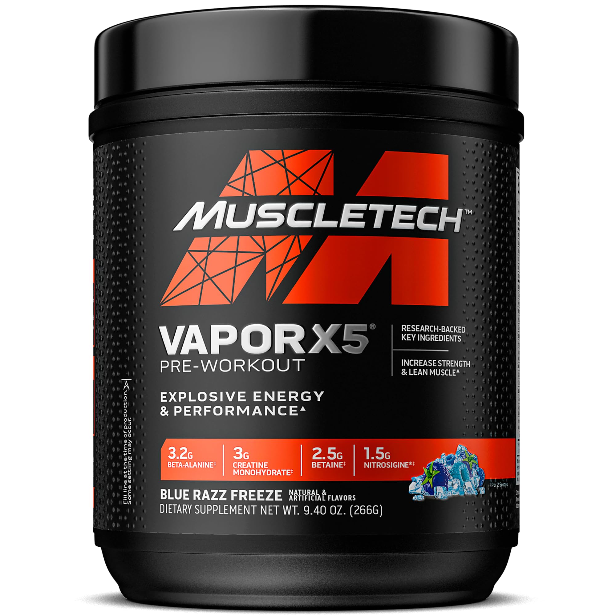 MuscleTech VaporX5 Pre-Workout Powder for Lean Muscle