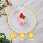 Goodluck Heavy-Duty Disposable Plastic Plates

