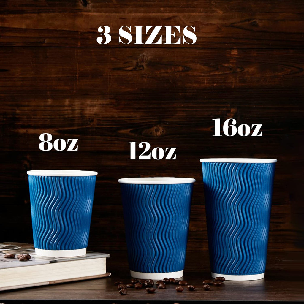 Lamosi Disposable Corrugated Cups - Three-Layer Design

