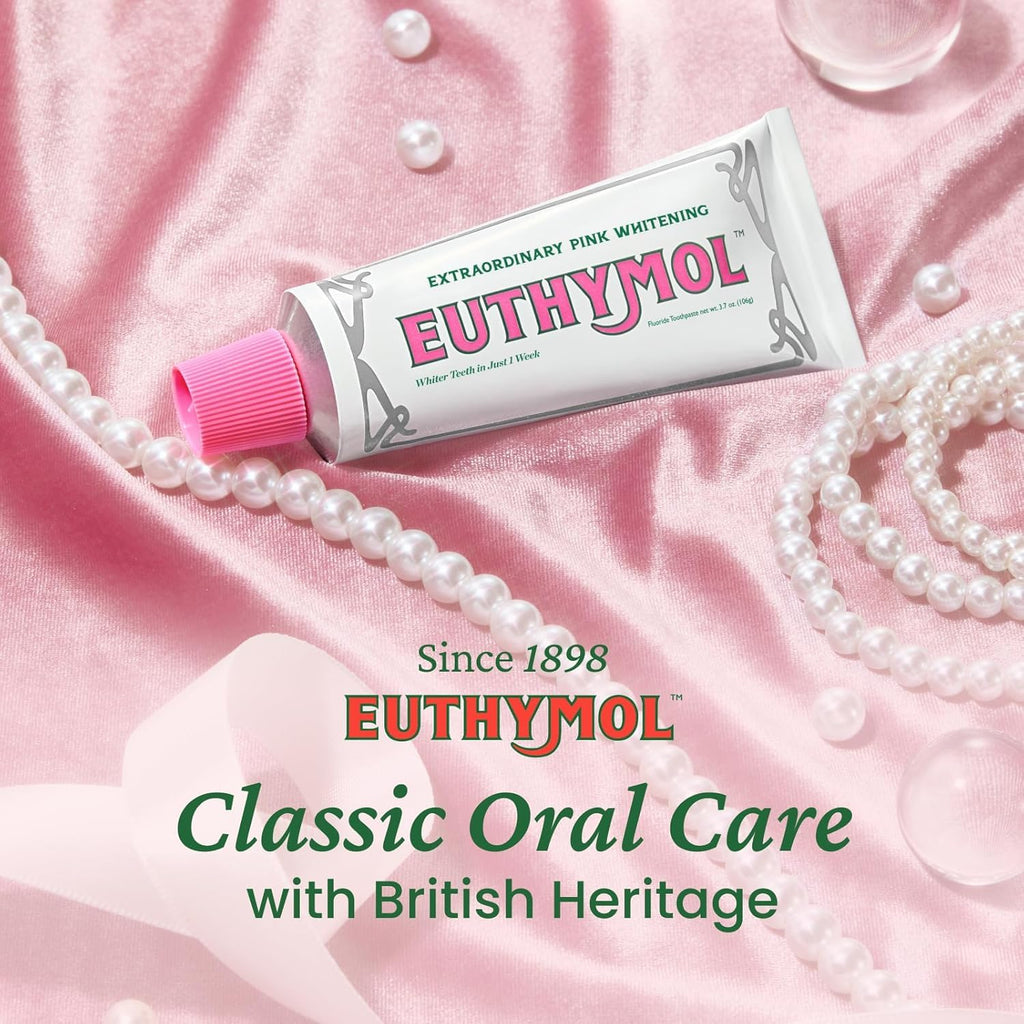 EUTHYMOL Whitening Toothpaste - Fluoride & Stain Removal

