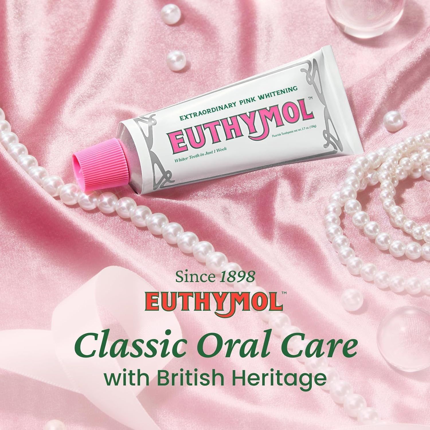 EUTHYMOL Whitening Toothpaste - Fluoride & Stain Removal


