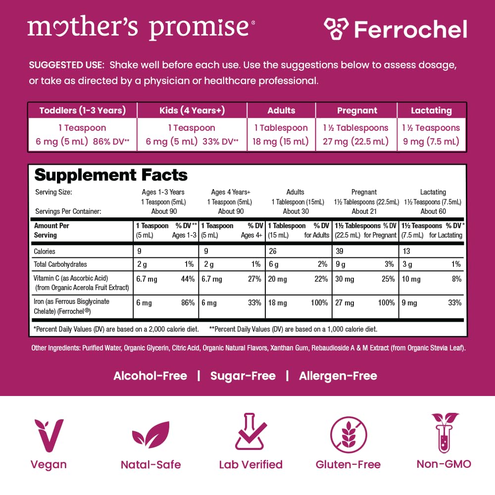 Liquid Iron Supplement from Mother's Promise

