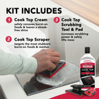 Weiman Glass & Ceramic Cooktop Cleaner Kit - Induction Safe

