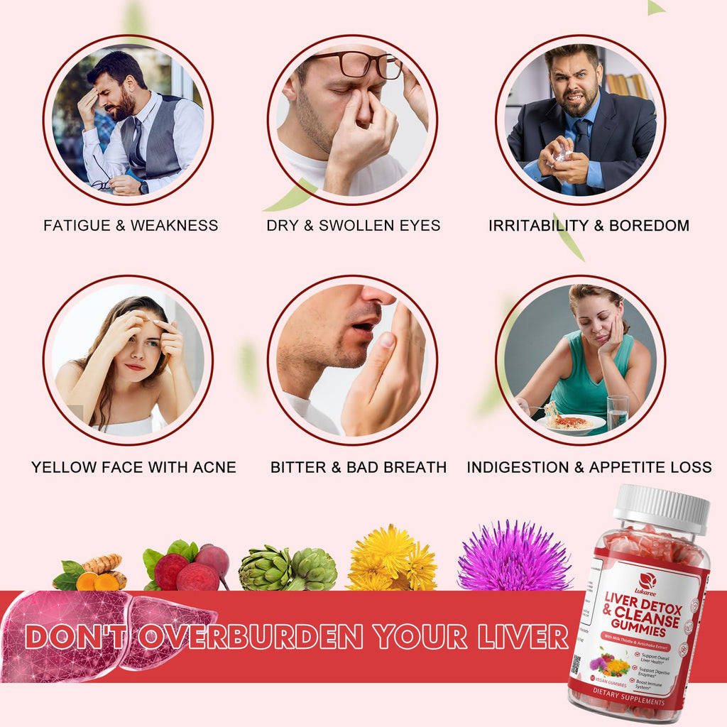 Lukaree Liver Cleanse Gummies | Milk Thistle & Artichoke

