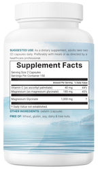 Micro Ingredients Magnesium Glycinate with Vitamin C Non-GMO

