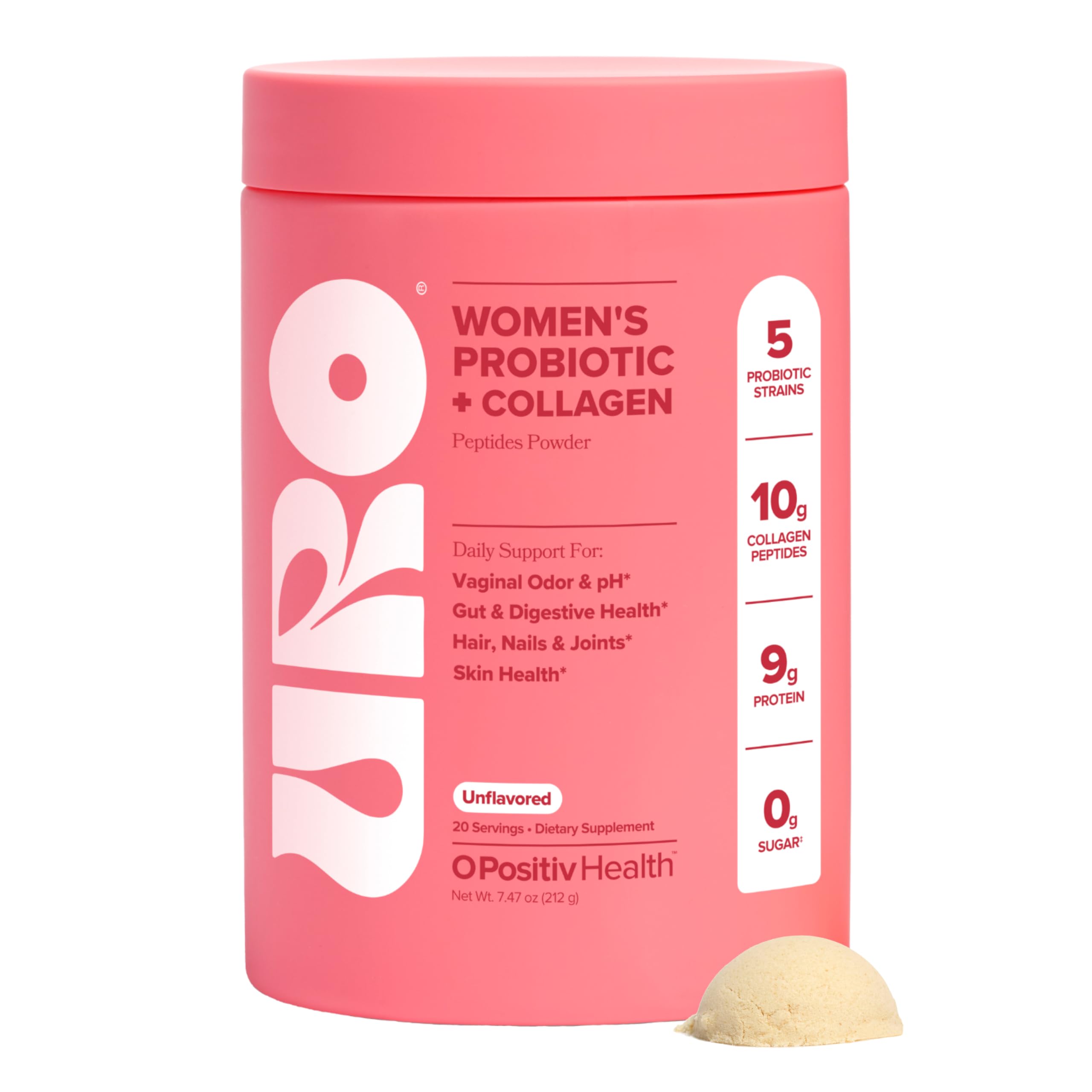 URO Women’s Probiotic Collagen Powder | Vaginal Health

