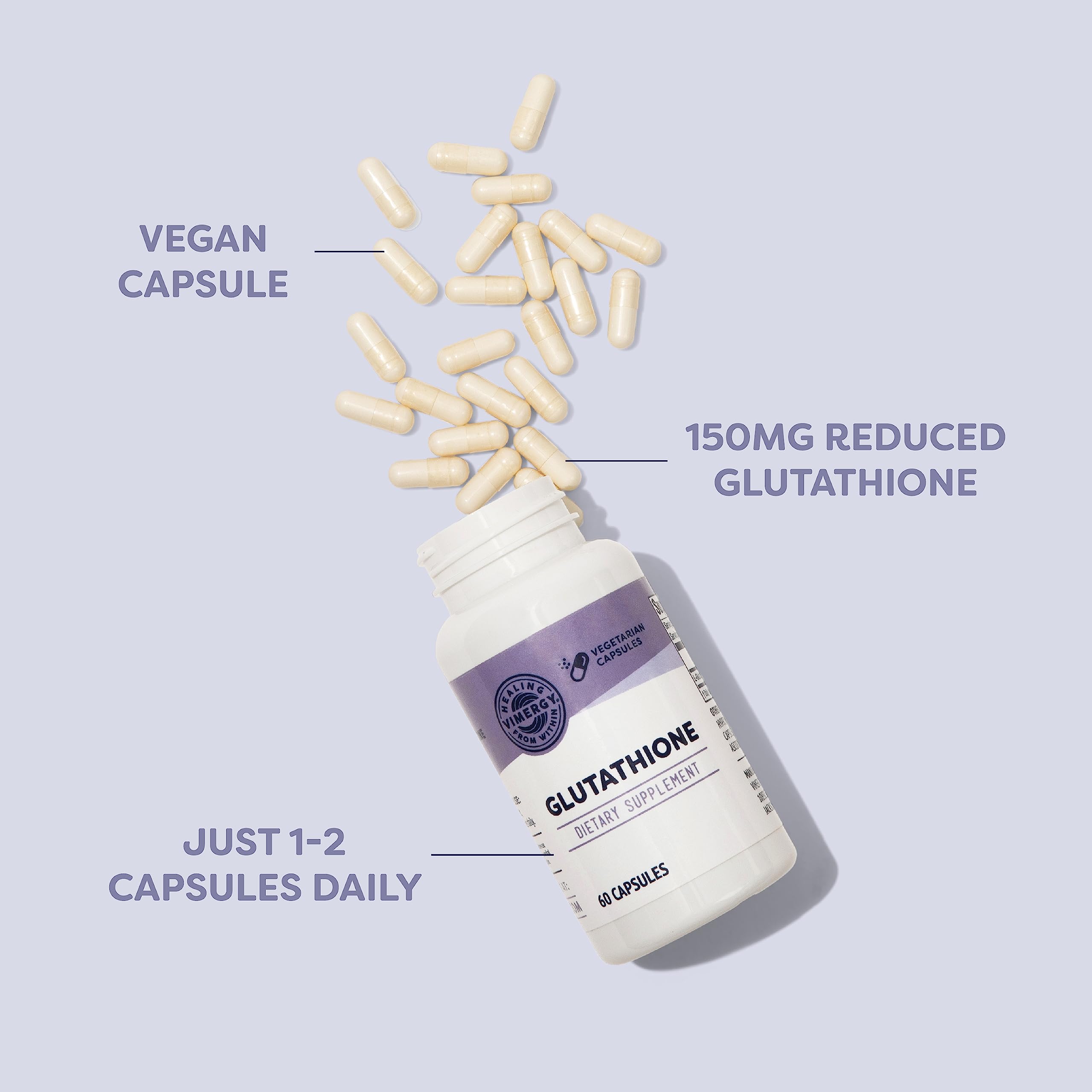 Vimergy Glutathione Supplement for Detox and Cellular Health

