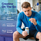 Creatine Monohydrate Gummies for Men & Women | Vegan

