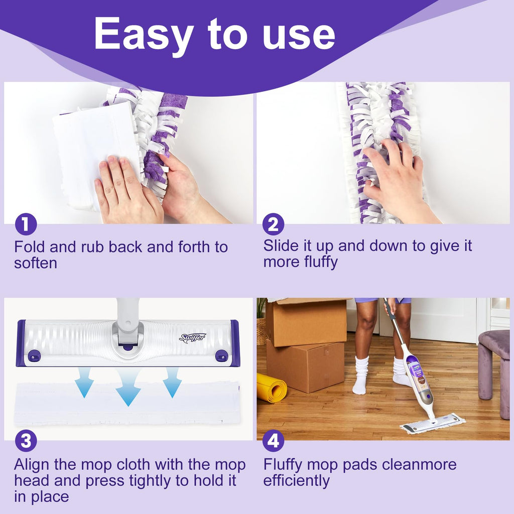 PowerMop Disposable Mop Pads for Hard Floors

