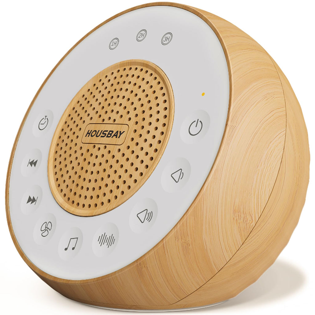 Housbay Sleep Sound Machine with 31 Sounds, Auto-Off Timer, Adjustable Volume