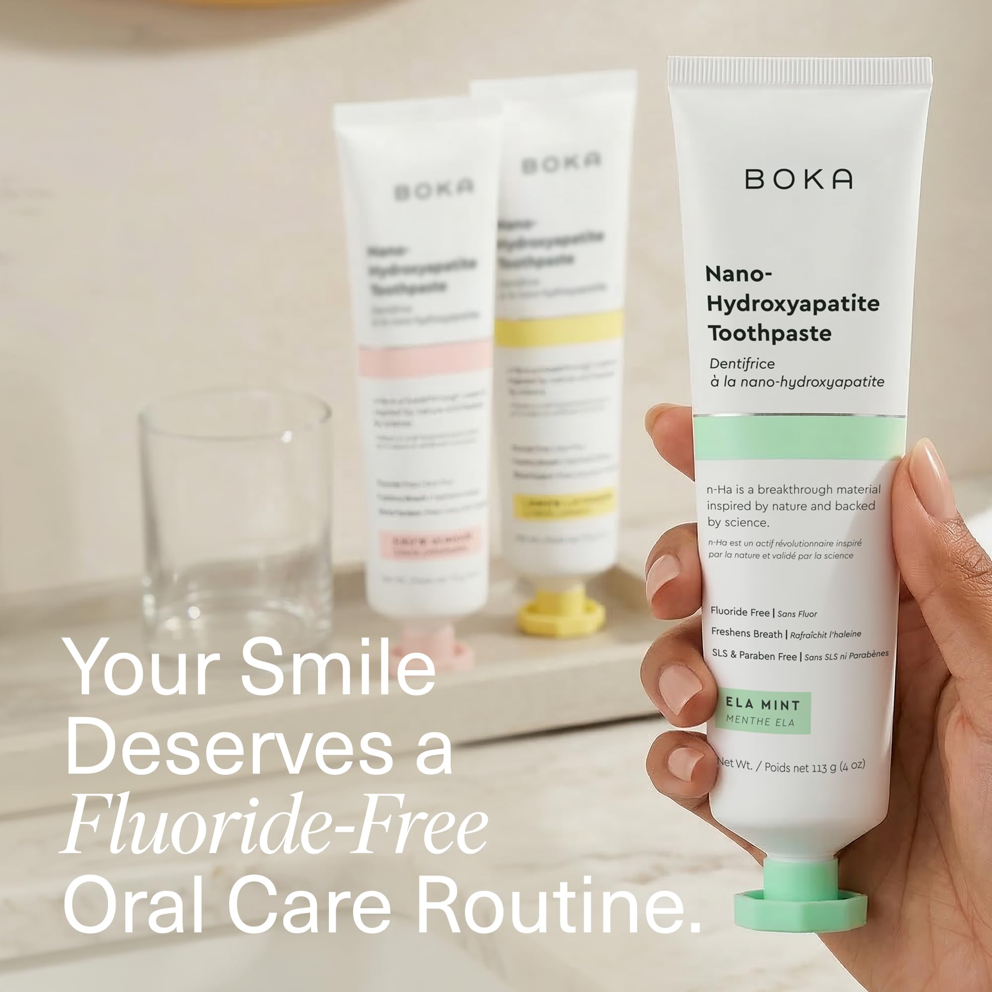 Boka Fluoride-Free Nano-Hydroxyapatite Toothpaste for Adults

