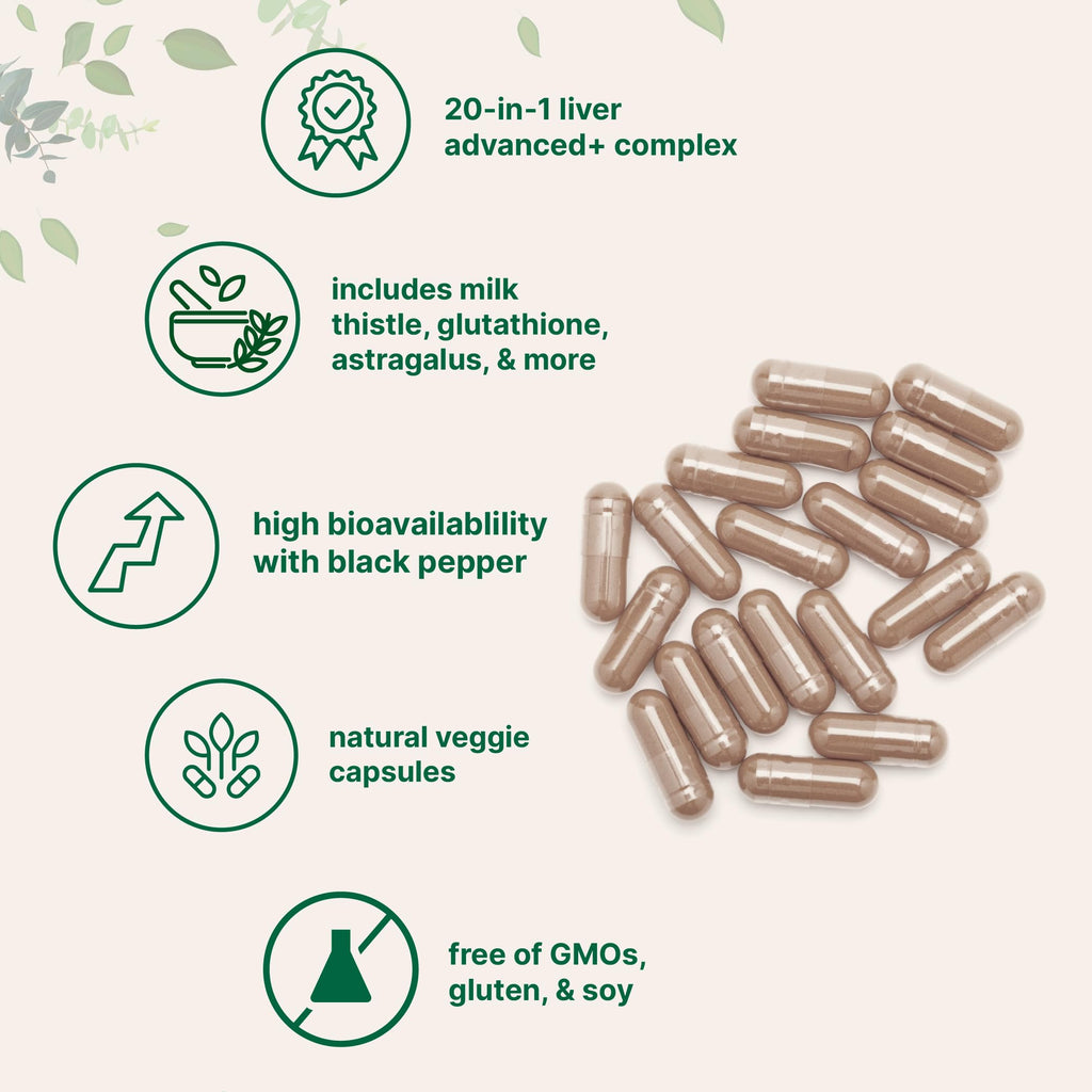 Micro Ingredients Liver Advanced+ 20-in-1 Liver Support

