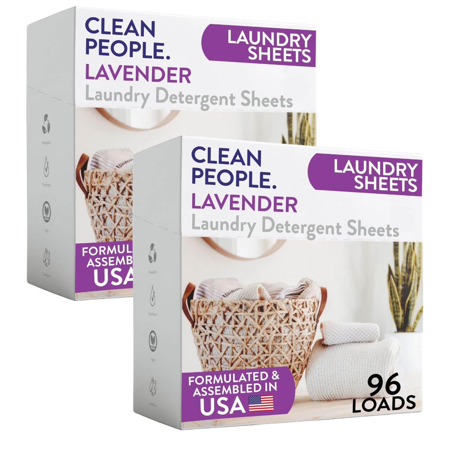 Clean People Laundry Detergent Sheets – Ultra Concentrated