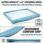 MagniPros 5X Rechargeable LED Page Magnifier – Anti-Glare Lens

