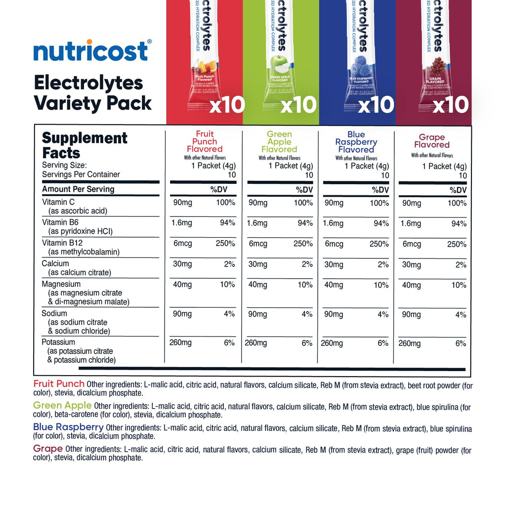 Nutricost Electrolyte Complex - Hydration Formula

