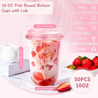 KesaPlan Disposable PET Cups with Sip Lids

