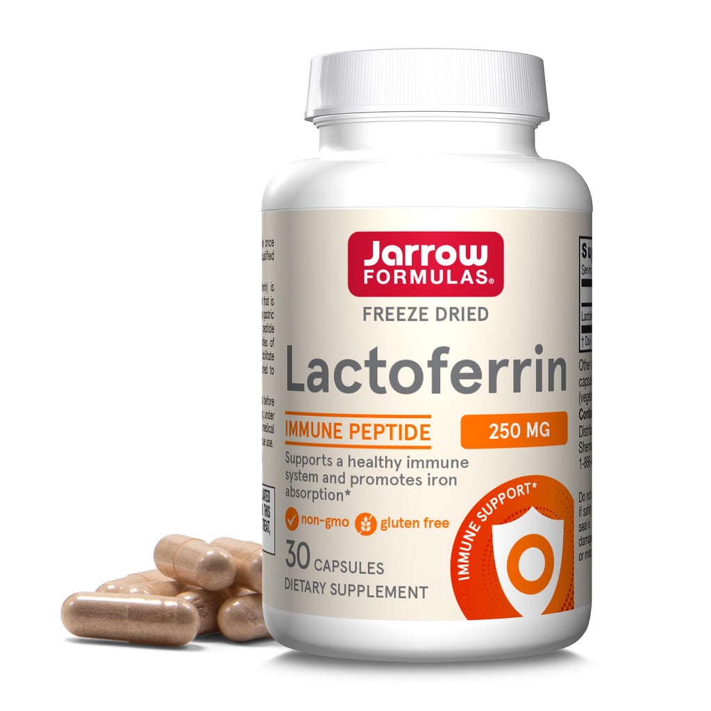 Jarrow Formulas Lactoferrin 250 mg Immune Support Glycoprotein
