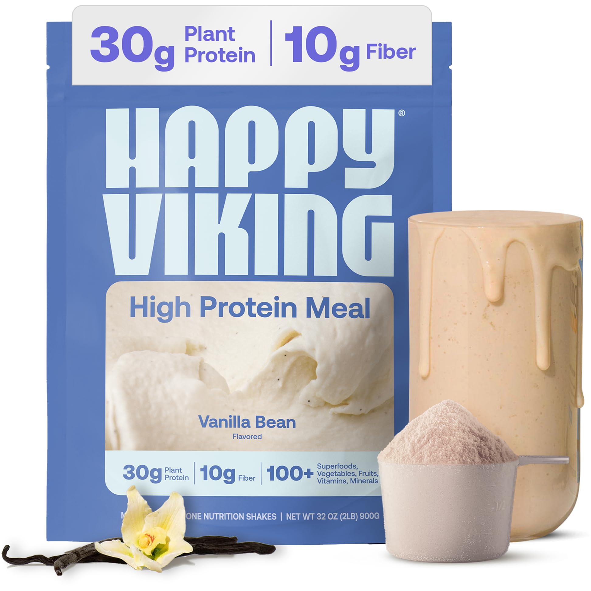 Happy Viking Plant-Based Protein Powder by Venus Williams – 30g Protein