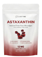 Astaxanthin 12mg Softgels - Natural Microalgae Source

