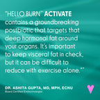 Love Wellness Hello Burn Activate Postbiotic Capsule for Fat


