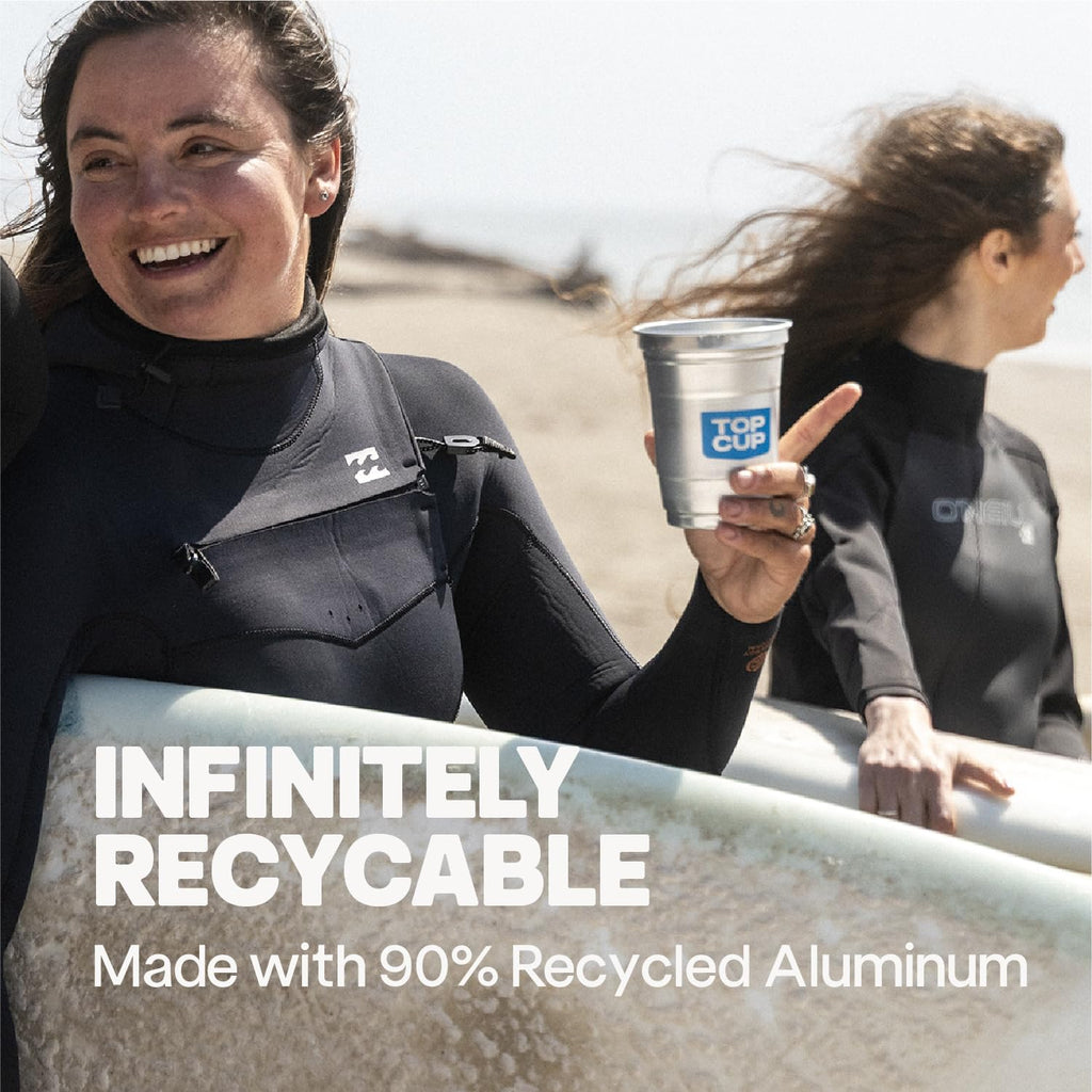 Top Cup Aluminum Party Cups | Reusable & Recyclable

