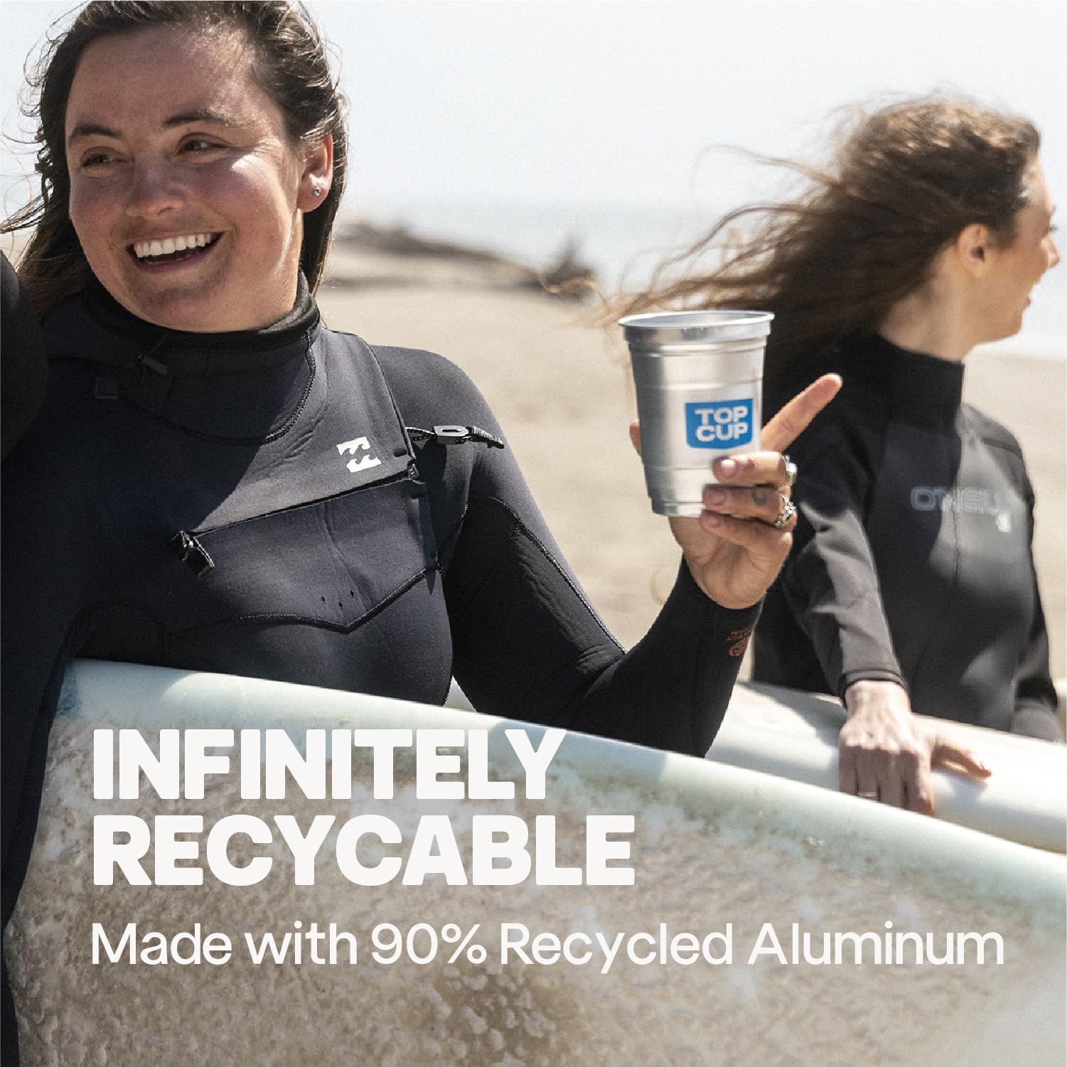 Top Cup Aluminum Party Cups | Reusable & Recyclable

