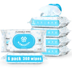 WONDERFUL Flushable Wipes Plant-Based Wet Wipes for All

