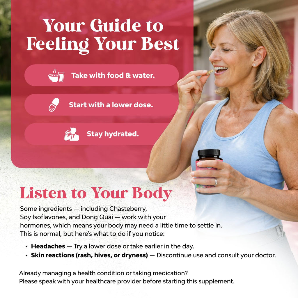 Natures Craft Herbal Menopause Supplement | Hormone Support

